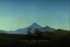 Böhmische Landschaft by Caspar David Friedrich