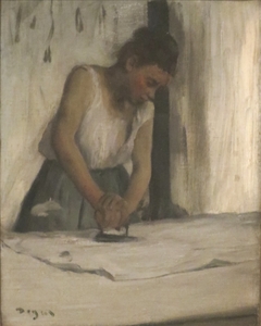 Laundress by Edgar Degas