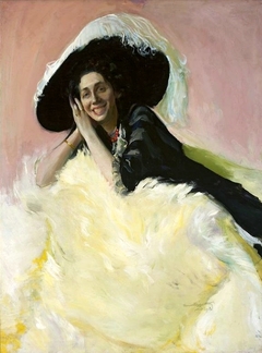 Portrait of Janina Wilczyńska née Ołtarzewska by Konrad Krzyżanowski