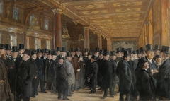 Copenhagen Stock Exchange by Peder Severin Krøyer