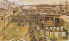 Carpenter's shop, seen from Vincent's Room by Vincent van Gogh