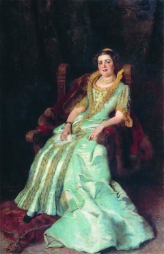 V.A. Morozova by Konstantin Makovsky