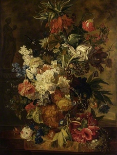 Vase with flowers by Paul Theodor van Brussel