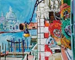 Venice Carnival by John Randall Bratby