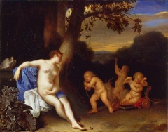 Venus and Cupid by Frans van Mieris the Elder