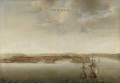 View of Cannanore on the Malabar Coast in India by Unknown Artist