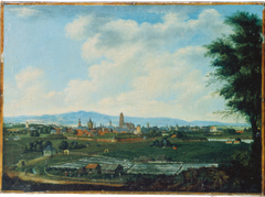 View of Frankfurt Overlooking Sachsenhausen by German Master of the 18th Century