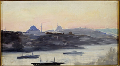 View of the city in the evening. From the journey to Constantinople by Jan Ciągliński