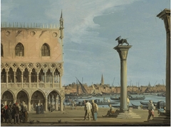 View of the Piazetta with the Southwest corner of the Doge Palace by Canaletto