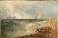 View off Margate, Evening by J. M. W. Turner