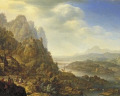 View on the Middle Rhine by Herman Saftleven