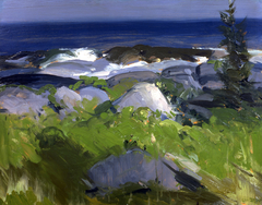 Vine Clad Shore--Monhegan Island by George Bellows