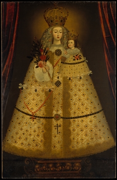 Virgin of the Rosary of Guápulo by Peruvian Painter from Cuzco