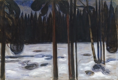 Winter Forest by Edvard Munch