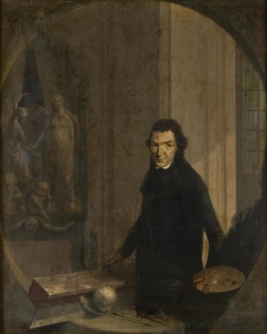 Zelfportret van Christoffel Frederik Franck by Christoffel Frederik Franck