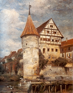 Zollernschloss in Balingen by Friedrich Eckenfelder