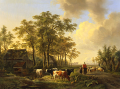 Zomerlandschap by Willem de Klerk