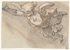 Zwevende putto by Abraham Bloemaert