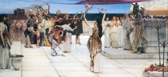 A dedication to Bacchus by Lawrence Alma-Tadema