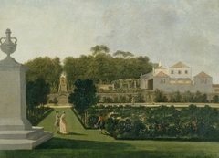 A Garden Scene at an Anglo-Portuguese Quinta (Bemfica), Lisbon by Anonymous