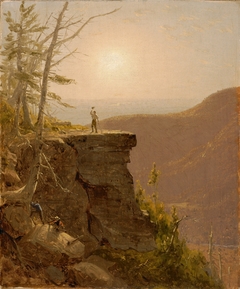 A Ledge on South Mountain, in the Catskills by Sanford Robinson Gifford