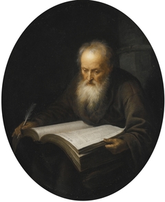 A Monk Reading by Gerrit Dou