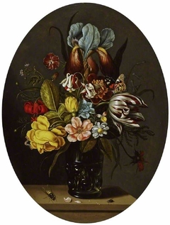 A vase of flowers by Ambrosius Bosschaert II