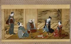 Actor Segawa Kikunojō III at a Party by Utagawa Toyoharu