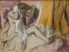 After the Bath. by Edgar Degas