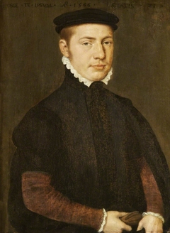 An Unknown Young Man, aged 21 by French School