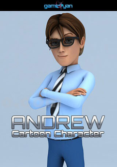 Andrew Cartoon Character Animation by GameYan Studio