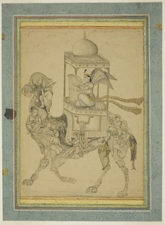 Angel (Peri) Riding a Composite Camel by Anonymous