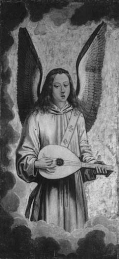 Angel with a Lute by Anonymous