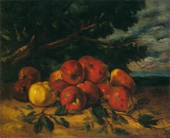 Apfelstillleben by Gustave Courbet