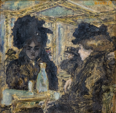 Au café by Pierre Bonnard