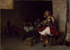 Bashi-Bazouk Singing by Jean-Léon Gérôme