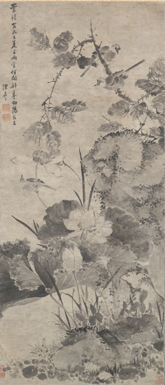 Birds by a Lotus Pond by Chen Jiayan