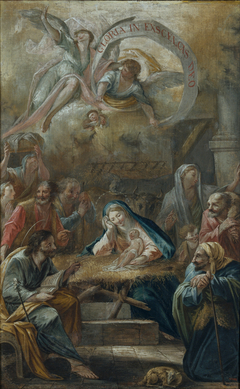 Birth of Jesus and the Adoration of the Shepherds by Francesc Pla i Duran