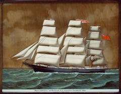 "British America" of Winsor N.S. Passing Flushing 1875 by Anonymous