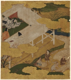 Chapter Eight “Festival of the Cherry Blossoms” from The Tale of Genji by Tosa Mitsuyoshi