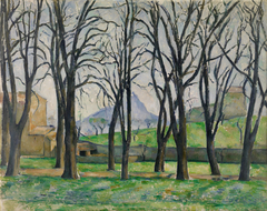 Chestnut Trees at Jas de Bouffan by Paul Cézanne