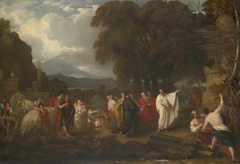 Cicero Discovering the Tomb of Archimede by Benjamin West