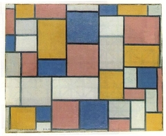 Composition with Color Planes and Gray Lines by Piet Mondrian