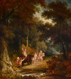 Cupids riding a Boar (The Boar that killed Adonis) by George Arnald