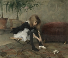 Dancing Shoes by Helene Schjerfbeck