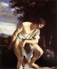 David Contemplating the Head of Goliath by Orazio Gentileschi