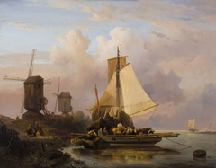 De veerpont by Wijnand Nuijen