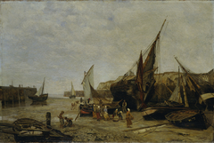 Der Hafen von Dieppe by Maria von Parmentier