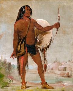 E'e-a-chín-che-a, Red Thunder, Son of Black Moccasin by George Catlin