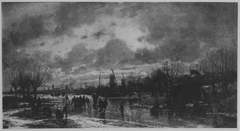 Eislauf by Adolf Stademann